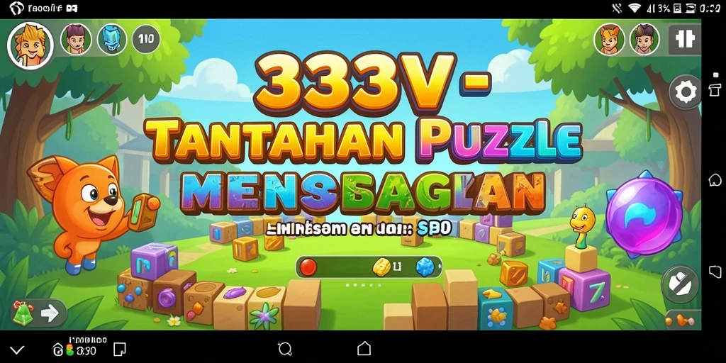 Tampilan gameplay menantang dan seru dari 333V.