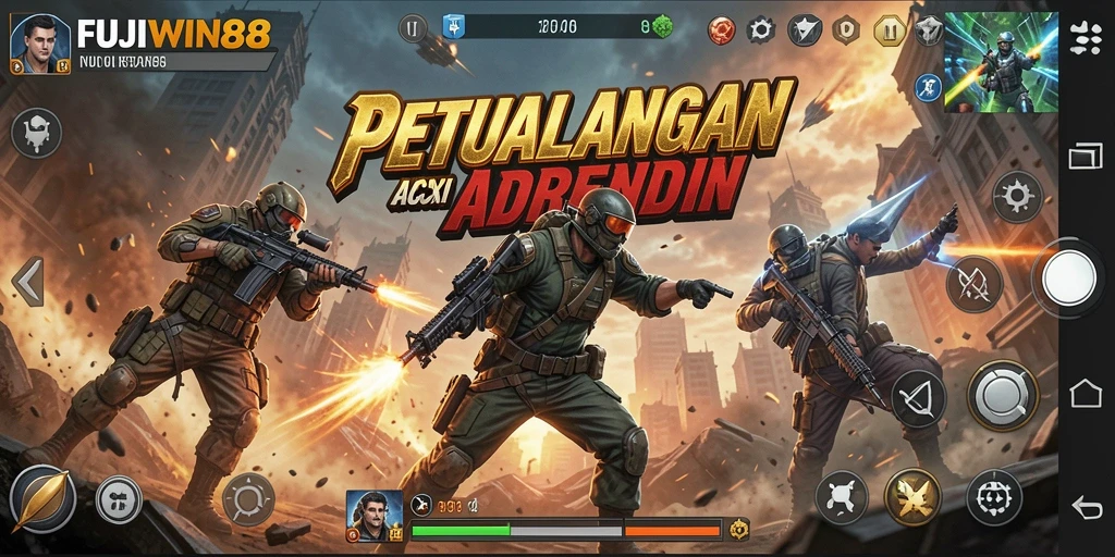 Tampilan menarik dari gameplay seru di FUJIWIN88.